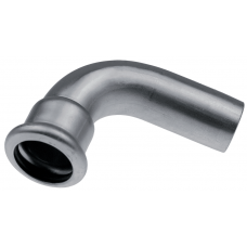 Отвод нипельный 90° пресс KAN-Therm Inox 15х15, из нержавеющей стали Отвод нипельный 90° пресс KAN-Therm Inox 15х15, из нержавеющей стали