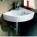 Умывальник угловой ROCA Hall 43x35 см правый