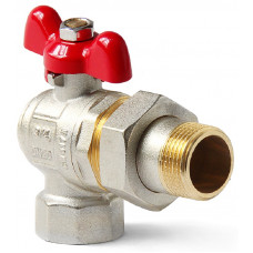 Кран шаровой угловой со сгоном ВР-НР 1/2 PRO AQUA