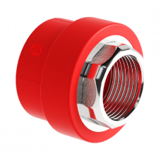 Муфта SLT BLOCKFIRE PP-R комбинированная ВР 63×2 под ключ