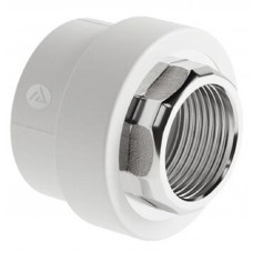 Муфта комбинированная под ключ полипропиленовая ВР 75x2 1/2 SLT Aqua