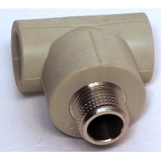 Тройник комбинированный нр.р. 20-1/2'' PPR Ekoplastik