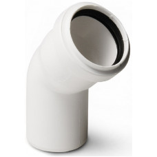 Отвод 40x45 PRO AQUA Stilte белый Отвод 40x45 PRO AQUA Stilte белый