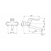 Смеситель для умывальника Oras Medipro 5536B