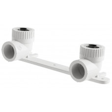 Угольник комбинированный с креплением двойной BP 25x1/2 SLT Aqua