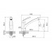 Смеситель для кухни IDDIS Kitchen Line, K10SB00i05 Смеситель для кухни IDDIS Kitchen Line, K10SB00i05