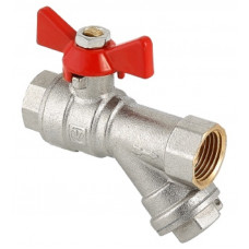 Кран шаровой со встроенным фильтром ВР 1/2 VALTEC COMBI