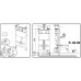 Унитаз подвесной ROCA Pack Dama Senso 35x55,5 см, в комплекте с инсталляцией и сиденьем