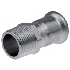 Соединитель НР пресс KAN-Therm Inox 12x1/2, из нержавеющей стали