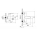 Смеситель для ванны IDDIS Cloud, CLOWG02i02